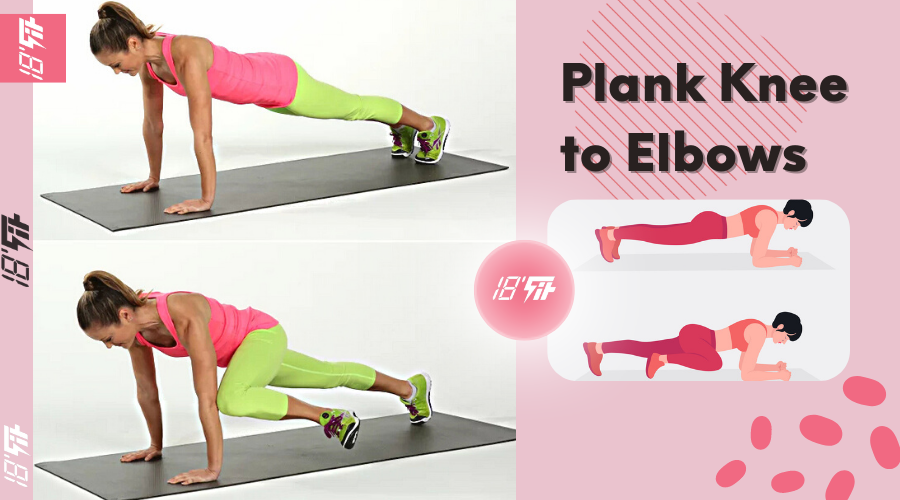 Bài tập Plank Knee to Elbows